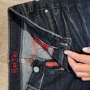 Hard Tail low-rise bootcut jeans RARE